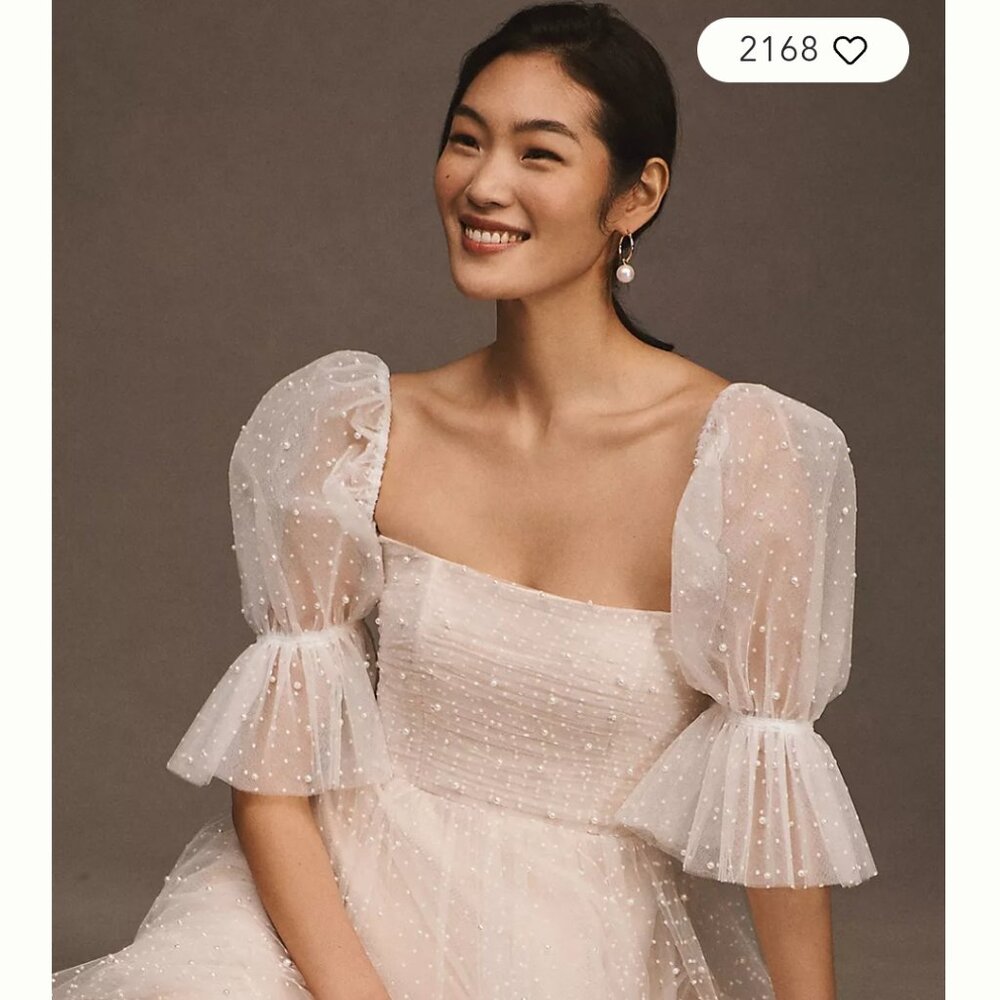 Anthropology bridal dress